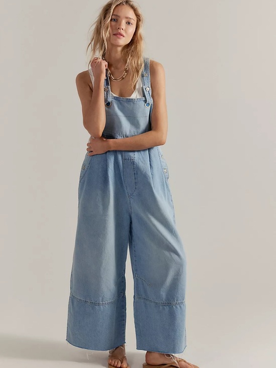We The Free Denim - Like New! We The Free Rambler Overalls in Ghost Ranch